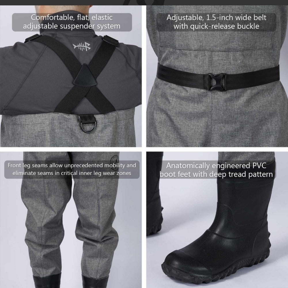 BASSDASH Chest Waders - Picture 5 of 7